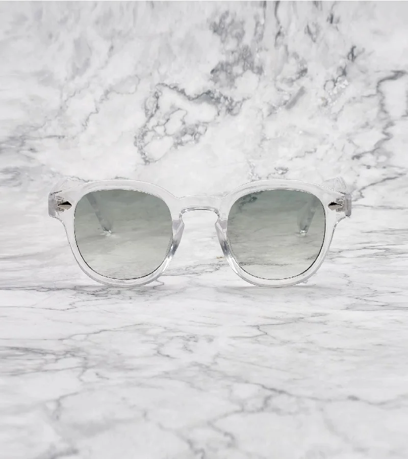 Explicit Poets Explicit Poets Unisex JOHNNY CLEAR Clear - Gradient Green Stylish Sunglasses, 2EP57