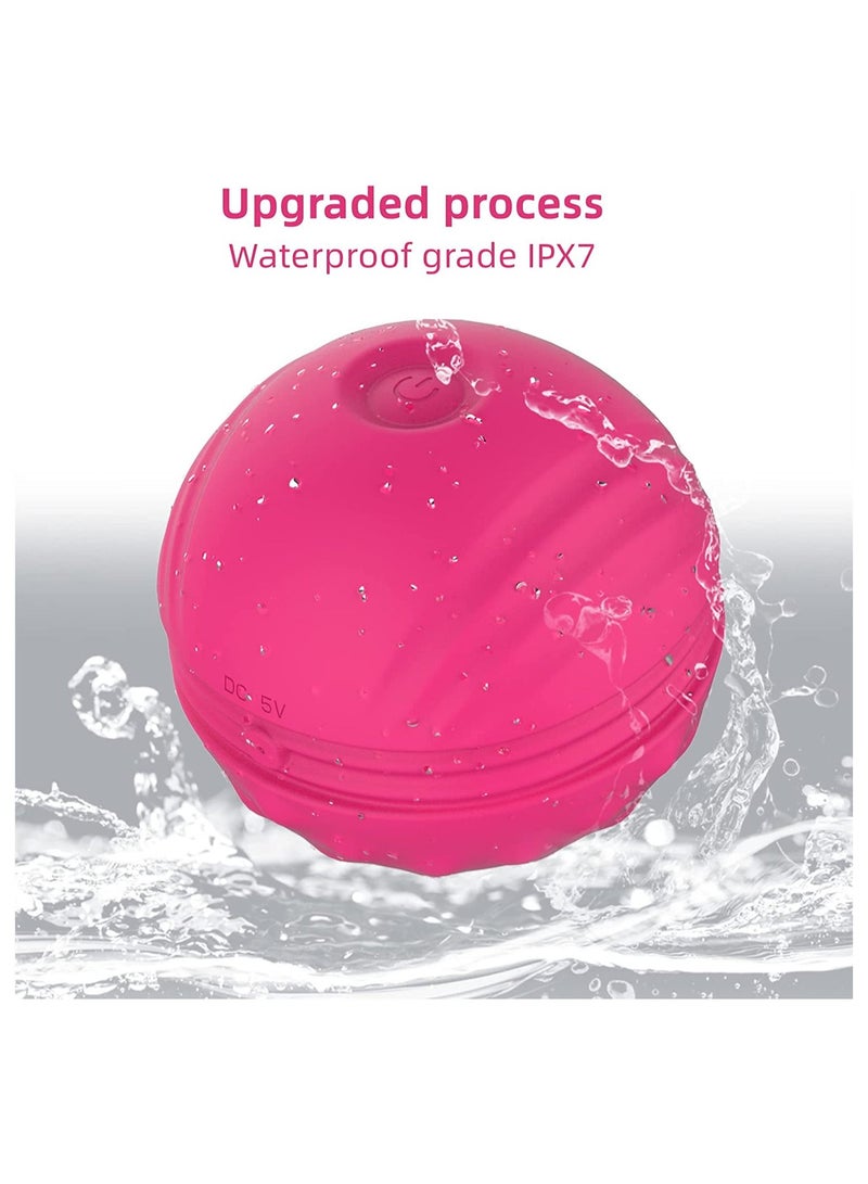 Electric Vibration Massage Ball 4 Speed Heating IPX7 Waterproof for Post Yoga Exercise Massage and Relaxation Recovery and Relief of Muscle Pain Tension