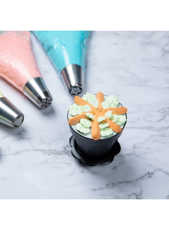 Restaurantware Russian Piping Tip, 1 Petal Cake Decor Piping Tip - #37, Corrosion-Resistant, Stainless Steel Decorating Tip For Frosting, Dishwashable, Decorate Cupcakes, Cakes, or Cookies - Image 3