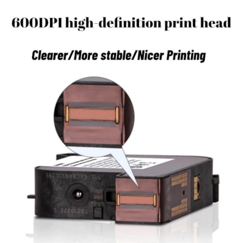 600DPI for Text/Barcode/QRCode/Batch Number/Date Coder Printing Height: 0.08-0.5Inch - Image 2
