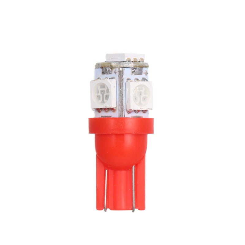 LED Bulb: Red T10 Bulb - Ultra-Bright Flicker-Free Light for Enhanced Visibility Safer Night Driving Long Lifespan 30,000 Hours Energy Efficient for Cars Trucks SUVs - Image 3