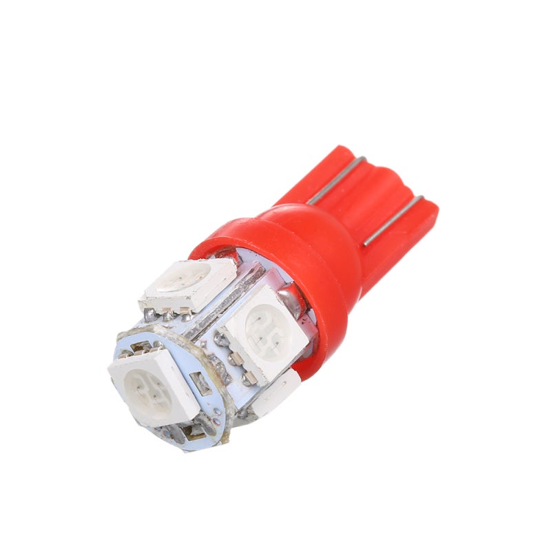 LED Bulb: Red T10 Bulb - Ultra-Bright Flicker-Free Light for Enhanced Visibility Safer Night Driving Long Lifespan 30,000 Hours Energy Efficient for Cars Trucks SUVs - Image 5
