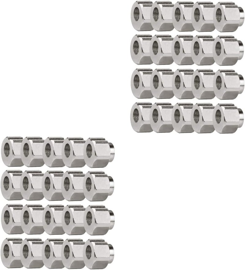 comfrt Printers Spacers 40 pcs 3D Printer Eccentric Spacer Hexagonal Eccentric Column Stainless Steel for V Wheel 3D Printing Accessories 3d Wheel - Image 4