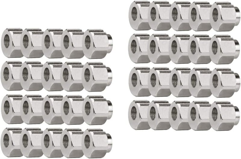 comfrt Printers Spacers 40 pcs 3D Printer Eccentric Spacer Hexagonal Eccentric Column Stainless Steel for V Wheel 3D Printing Accessories 3d Wheel - Image 1