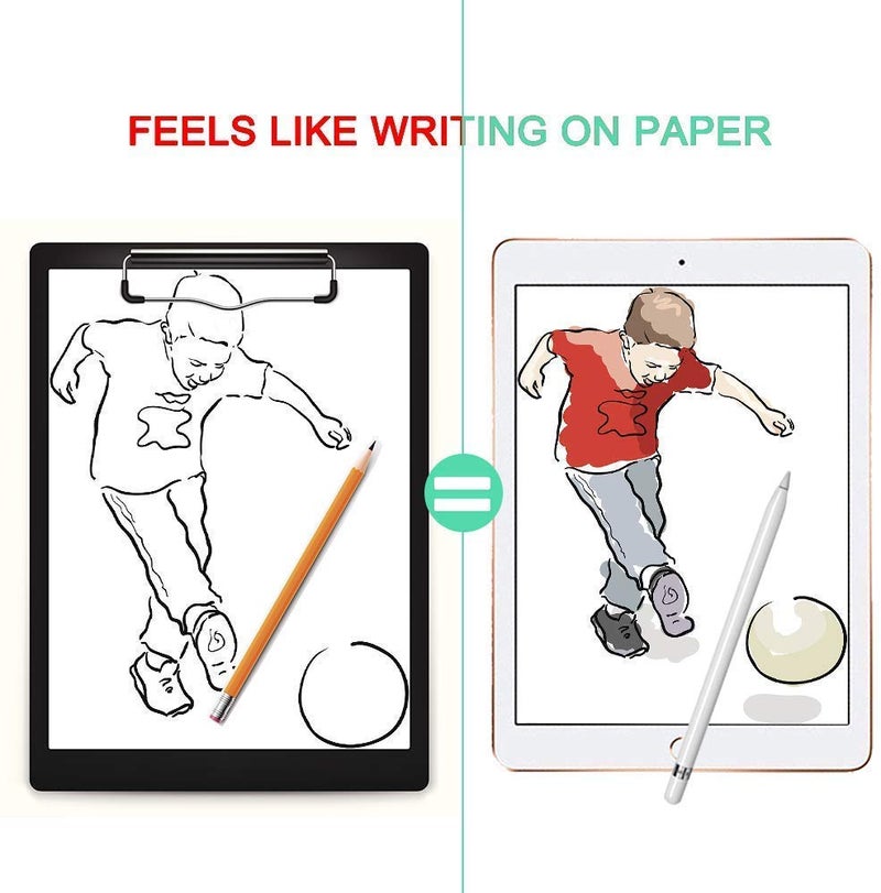 OJOS Glass Matte Screen Protector Film Compatible With Ipad 9.7 Inch 2017/2018 6Th Generation Paper-Like, Anti-Glare Paper Texture Drawing (Matte Clear) - Image 5