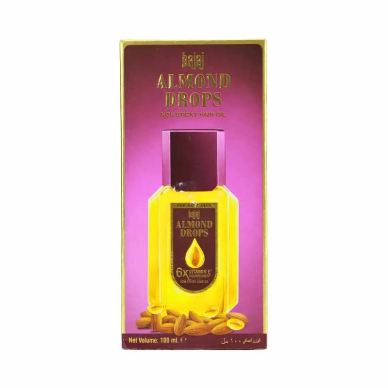 Bajaj Almond Drops Non Sticky Hair Oil- 100ml - Image 1