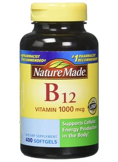 Nature Made Vitamin B-12 1000mcg 400 Softgels 