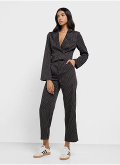 Ginger Cropped Blazer & Straight Fit Pant Coord Set  - Image 5