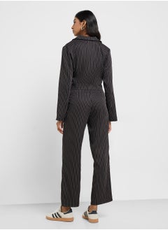 Ginger Cropped Blazer & Straight Fit Pant Coord Set  - Image 2