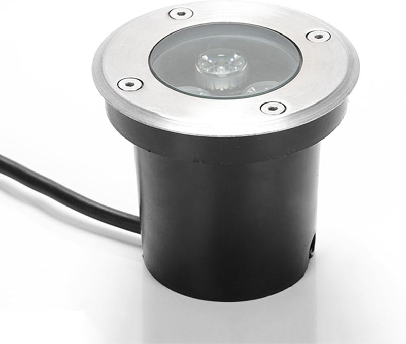 LED Buried Lights - Waterproof IP66 Low Voltage Recessed Ground Lights for Outdoor Pathway, Patio, Deck, and Landscape, Warm White 3W AC 24V - Image 1