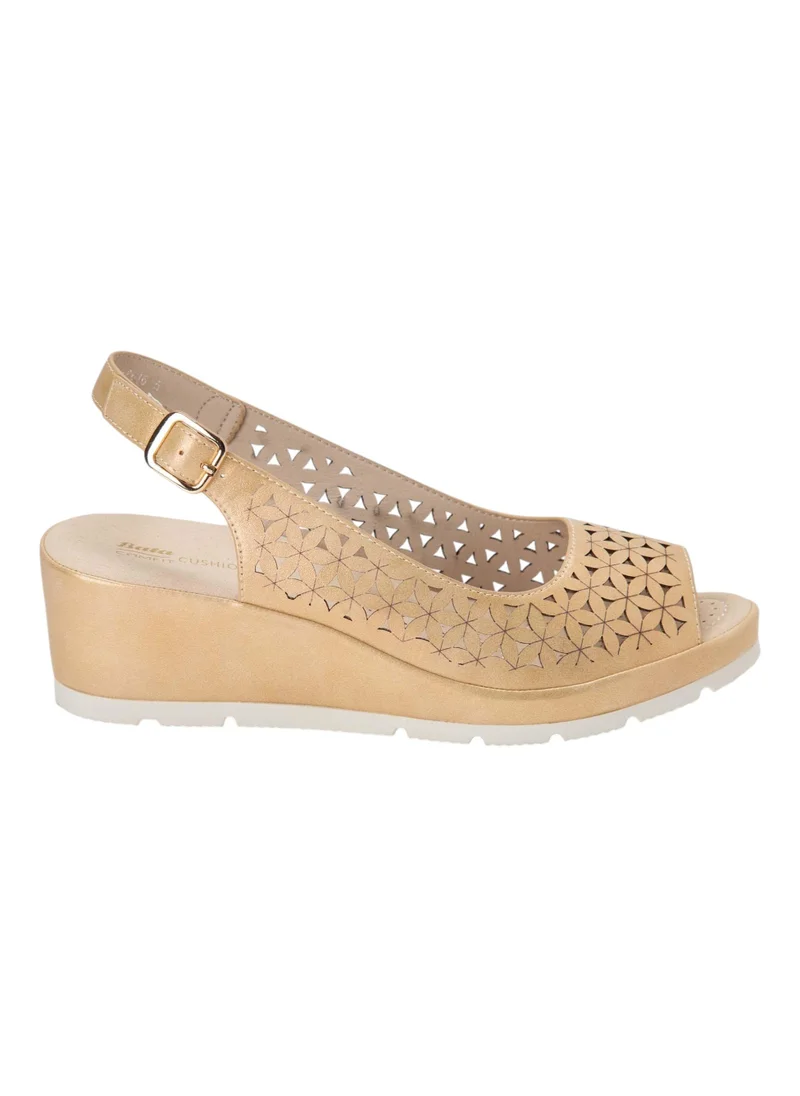 Bata Bata Comfit Casual Wedge Slingback Sandals