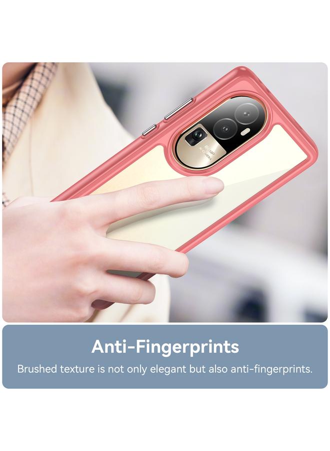 erorex Case For OPPO Reno10 Pro+ Colorful Series Acrylic Hybrid TPU Phone Case - Image 5