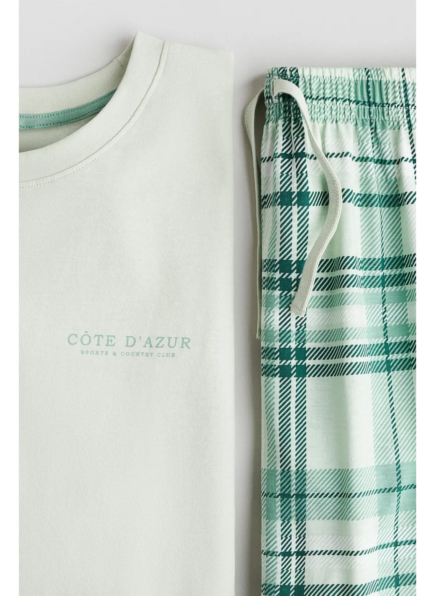 H&M Cotton Jersey Pyjamas