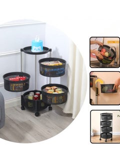 4-Tier Multipurpose Rolling Shelves Metal Cart Black - pzsku/ZD690BC0607774D85A48AZ/45/_/1684583402/77168e45-26e5-4740-bf69-17e80c58c586