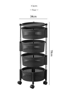 4-Tier Multipurpose Rolling Shelves Metal Cart Black - pzsku/ZD690BC0607774D85A48AZ/45/_/1684583403/0bdf3ec7-e380-43c2-94fd-cb726e1cd3cc