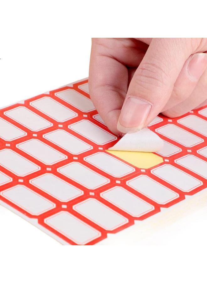 Tango Red 46Mm×25Mm Self-Adhesive Label Paper/360 Pieces, Self-Adhesive Label Stickers, Easy-To Paper, Name Tags, Document Classification, Price Labels, Office Supplies - Image 2
