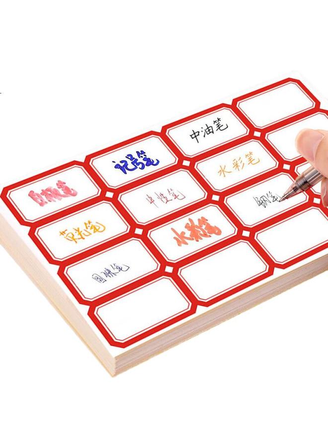 Tango Red 46Mm×25Mm Self-Adhesive Label Paper/360 Pieces, Self-Adhesive Label Stickers, Easy-To Paper, Name Tags, Document Classification, Price Labels, Office Supplies - Image 3