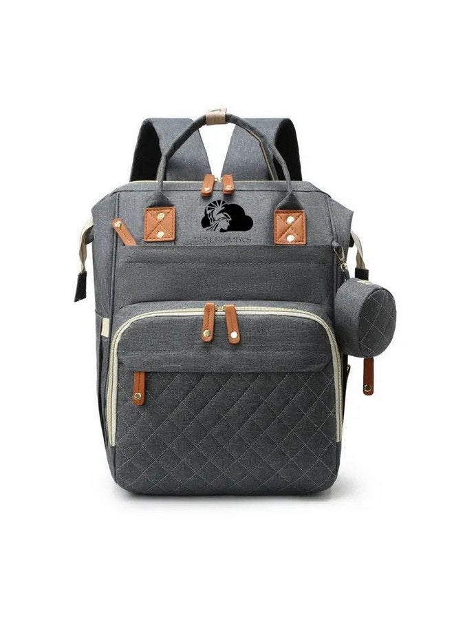 Tabernimbus Diaper Bag Backpack - Baby Essentials Travel Bag - Multi function Waterproof Diaper Bag, Travel Essentials Baby Bag with Changing Pad, Stroller Straps & Pacifier Case - Unisex, Dark Gray - Image 1