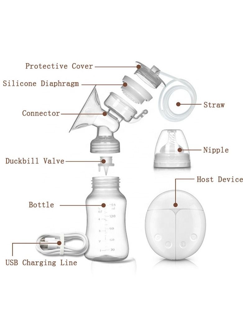 SOSEKO Hands Free Electric Double Breast Pump Superior Wearable Painless Automatic Breastfeeding - Image 2
