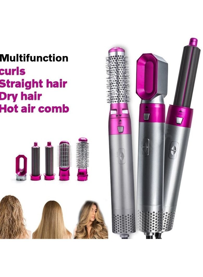 ELTRAZONE Hair Dryer 5 in 1 Hair Blower Brush Hair Curler, Hair Curler, Electric Hair Dryer, Rotating Hot Air Brush for All Hairstyles - Image 2