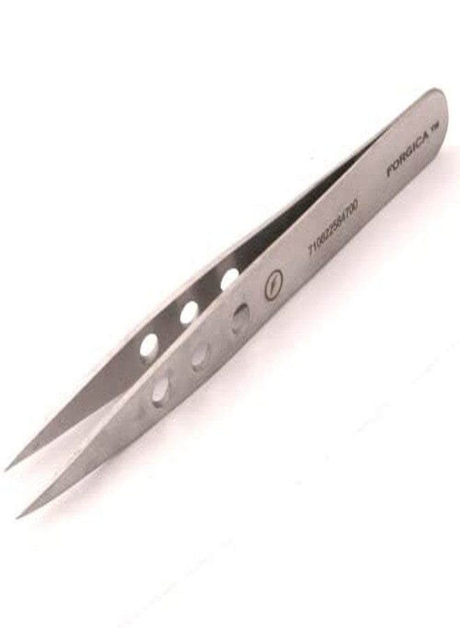 Forgica Professional Stainless Steel Hole Design Tweezers