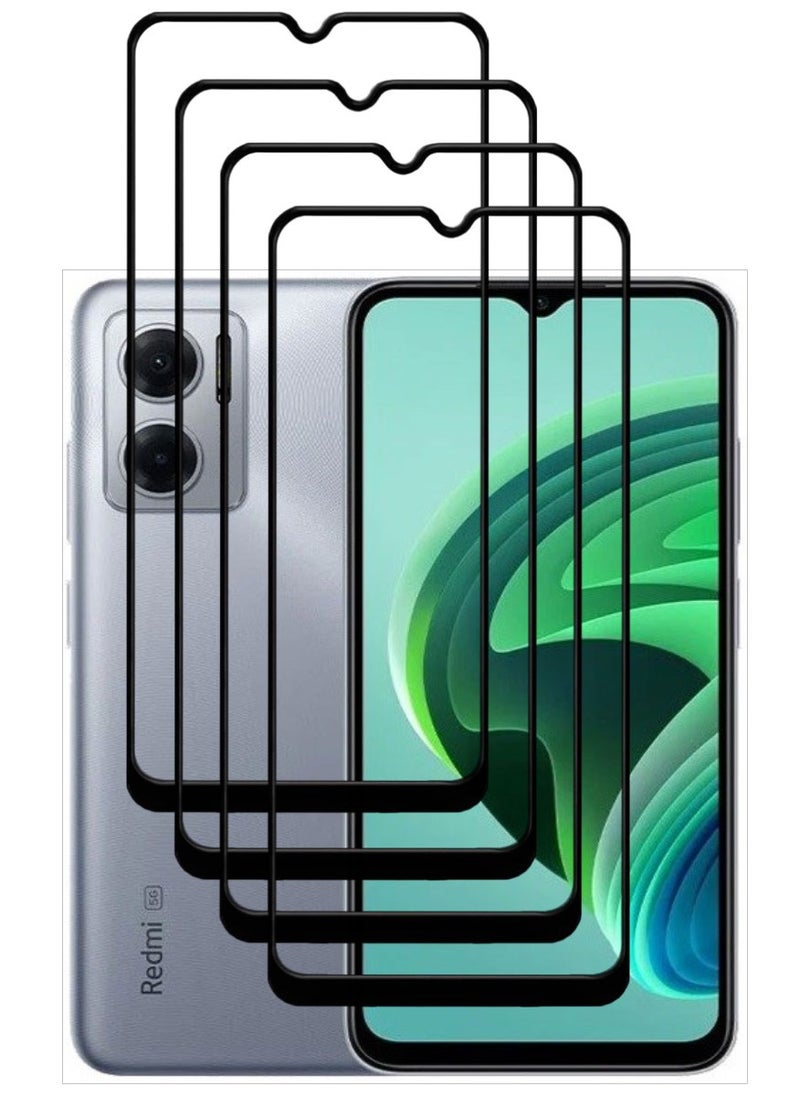 ACLIX 4 Pieces Antistatic ESD Dustproof Premium Quality High Definition Tempered Glass Screen Protector Designed For Xiaomi Redmi Note 11E - Image 1