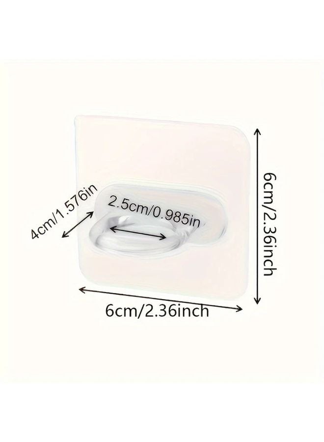 10 قطعة من مجموعة خطافات زجاجات الرذاذ اللاصقة خطافات حائط بدون مسامير للحمام والمطبخ - Image 4