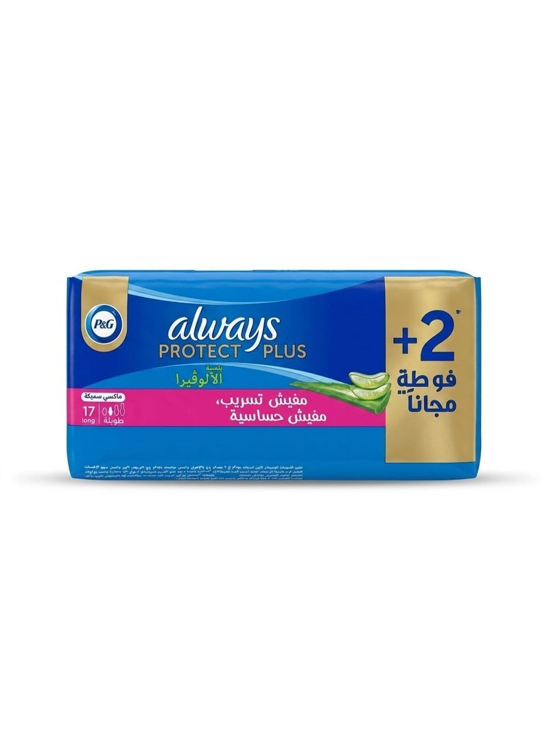 Always Cool & Dry No Heat Feel Maxi Thick Long Sanitary Pads With Wings 18 Pads