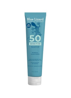 BLUE LIZARD Sensitive Mineral Water Resistant Sunscreen Lotion - UVA/UVB Protection - SPF 50 148 mL  - Image 1