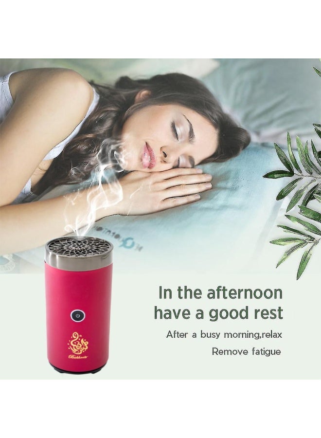 Bakhoor Electric Bukhoor Burner for Car & Home – USB Type-C Rechargeable Portable Mini Incense Burner - Image 4