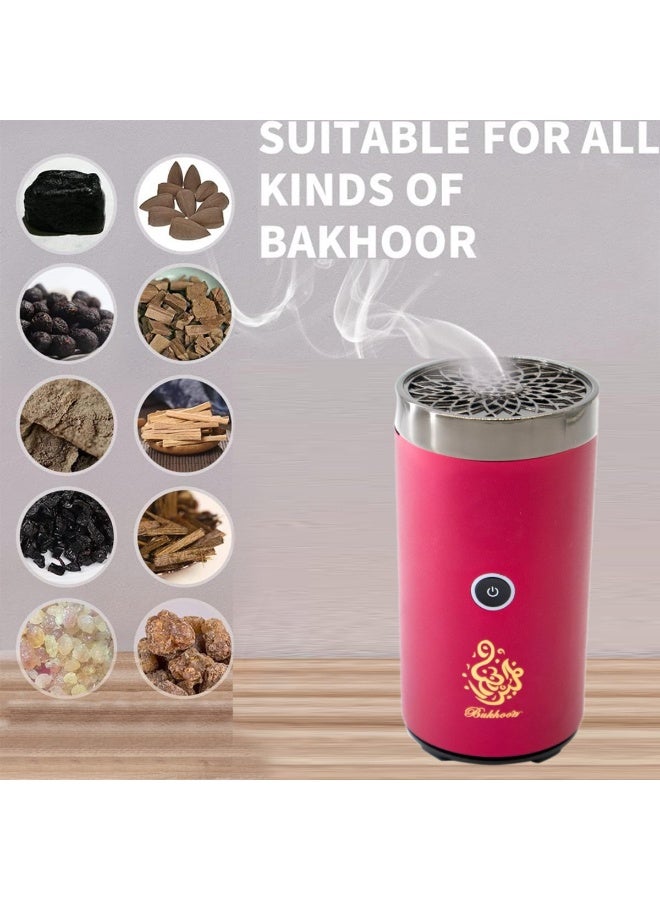 Bakhoor Electric Bukhoor Burner for Car & Home – USB Type-C Rechargeable Portable Mini Incense Burner - Image 3