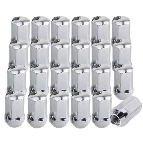 Gdydi Set of 24 M14x1.5 Lug Nuts Comptible with Replacing Silverado Tahoe Suburban Tahoe Sururban Escalade Xt6 Xt5,7/8 Hex 1.77-Inch OEM Factory Style Large Acorn Socket Lug Nuts - Image 1
