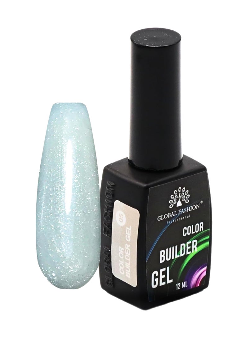 GLOBAL FASHION Professional Color Builder Gel 12Ml - Long-Lasting, Chip-Resistant Manicure  (Color 05)  - Image 1