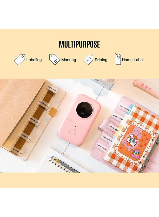 phomemo D30 Label Tape, Clear Sticker Thermal Paper Self-Adhesive Label Maker Tape, Black On Transparent, 14Mm X 30Mm (0.55 X 1.18 Inch) 210 Labels/Roll, 1-Roll - Image 3