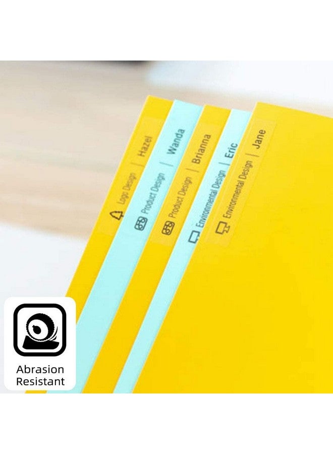 phomemo D30 Label Tape, Clear Sticker Thermal Paper Self-Adhesive Label Maker Tape, Black On Transparent, 14Mm X 30Mm (0.55 X 1.18 Inch) 210 Labels/Roll, 1-Roll - Image 4