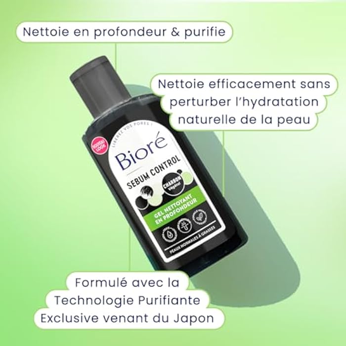 Bioré Biore Deep Cleansing Gel with Charcoal 200 ml - Image 4