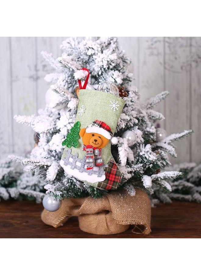 NIBEMINENT 2-Piece Decoration Medium Dolls Socks Gift Bag Multicolour - Image 1