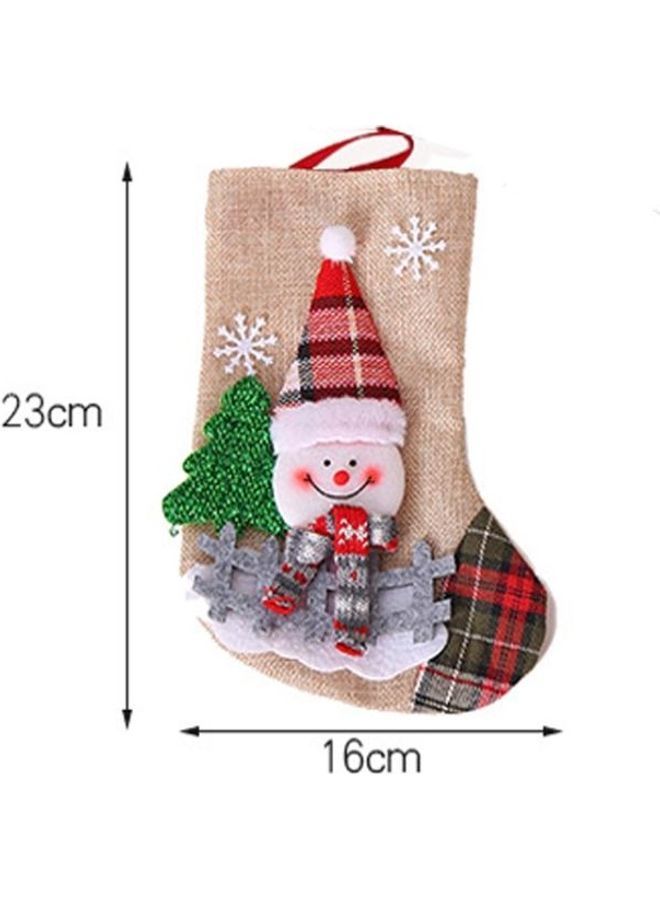 NIBEMINENT 2-Piece Decoration Medium Dolls Socks Gift Bag Multicolour - Image 3