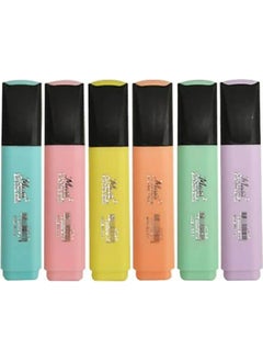 Masis Pastel Color Highlighter Marking Pen Pack of 6  - Image 2
