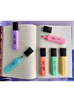 Masis Pastel Color Highlighter Marking Pen Pack of 6  - Image 5