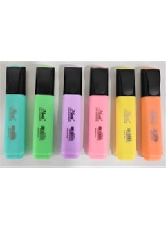Masis Pastel Color Highlighter Marking Pen Pack of 6  - Image 4