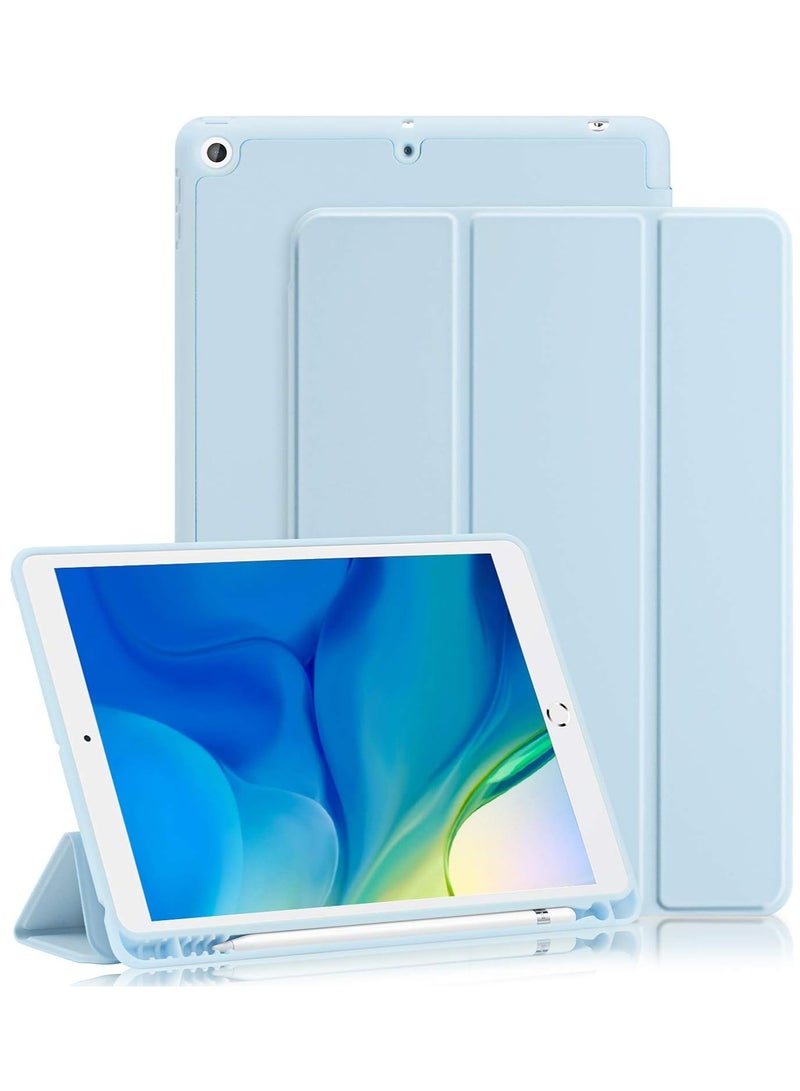 ELTRAZONE iPad 8th Generation Case 2020 - Kids Cover for 10.2 iPad 7th Generation 2019, Shockproof Heavy Duty Rugged Cover with Pencil Holder, Stand, and Strap - Image 1