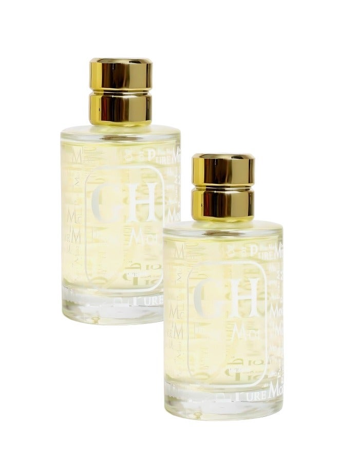 جي أتش 2 قطع عطر بيور موي 100 مل - Image 1