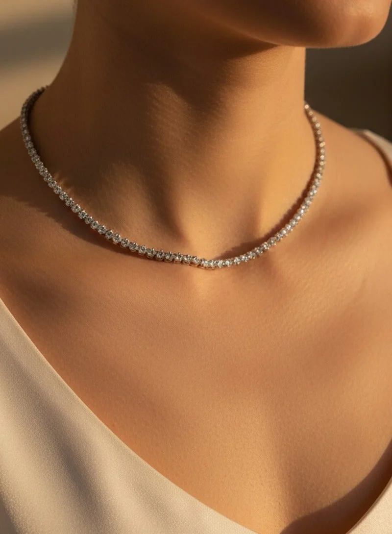 Liu Jo  Liu Jo Onyx Silver Necklace - LJ2475 for Women | Best Price UAE
