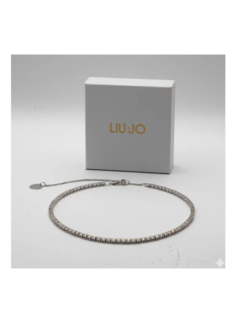 Liu Jo  Liu Jo Onyx Silver Necklace - LJ2475 for Women | Best Price UAE