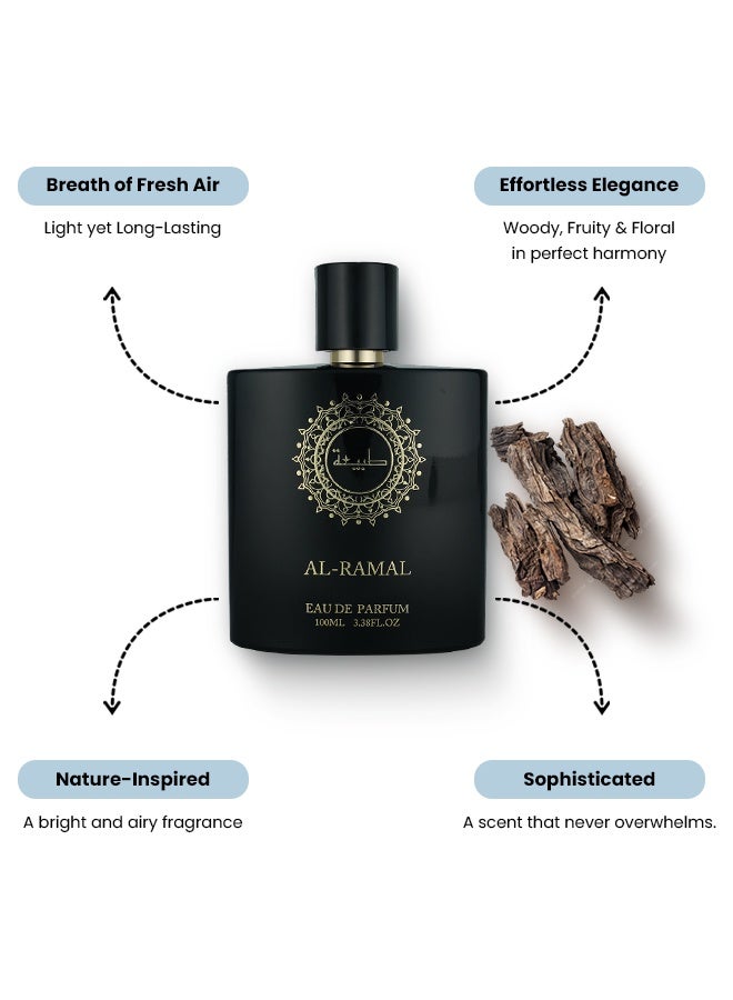 Atlantic Perfume Series Tabiea Al Ramal Arabic Perfume For Men & Women 100ML Luxurious Perfume Collection For Gents & Ladies - Image 3
