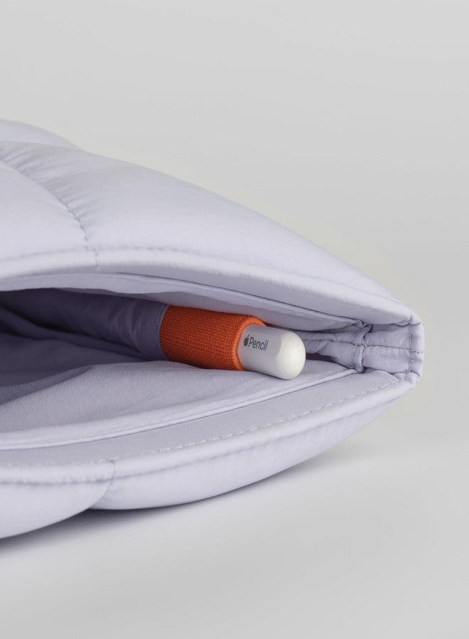Comfyable Puffy Tablet Sleeve 7-8 Inch Compatible for iPad mini 7 2024 A17 Pro, Mini 6 2021 A15, Quilted Puffer Tablet Carrying Case for Women Men, Lavender - Image 3