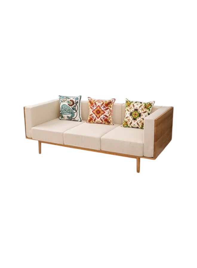 HomeJoyz | Royal Riverbend Sofa - Velvet Fabric - Swedish Wood Frame - Image 2