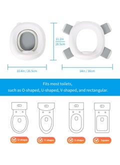 ARCOON ARCOON Baby Potty Training Seat, 3 in 1 On-The-Go Potty Training Seat, Foldable Portable Non-Slip Design with Disposable Bags  - Image 4