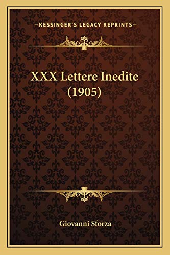 Xxx Lettere Inedite 1905
